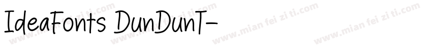 IdeaFonts DunDunT字体转换